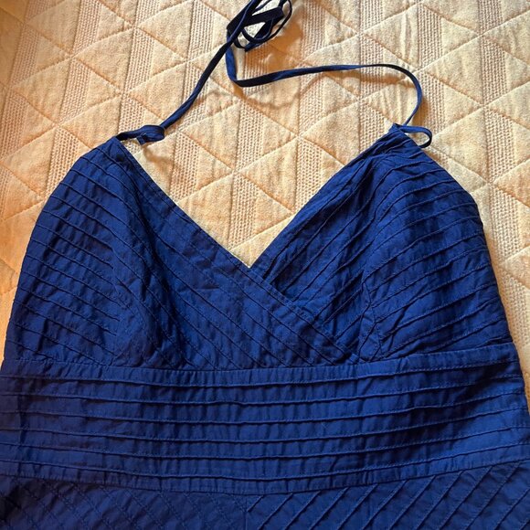 Y2K vintage GAP black halter sundress sz 6 - Picture 3 of 13